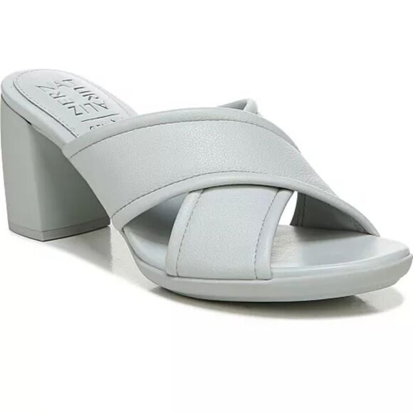 Naturalizer gray chunky heels 10W - Picture 1 of 9